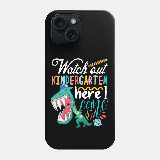 Watch out kindergarten Here I come.. Pre k graduation gift idea Phone Case by DODG99