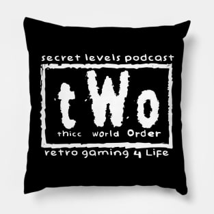 Thicc World Order - Secret Levels Podcast Pillow