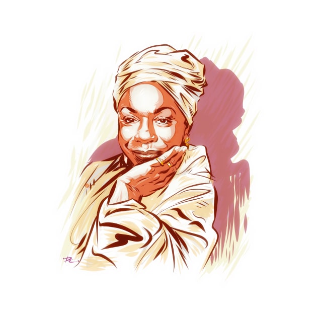 Nina Simone - An illustration by Paul Cemmick by PLAYDIGITAL2020