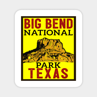 BIG BEND NATIONAL PARK TEXAS Chihuahuan Desert MOUNTAIN Chisos Mountains Magnet