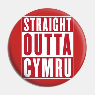 Straight Outta Cymru - Wales Rugby Pin