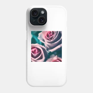 Large Pink Roses Phone Case