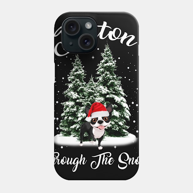 Boston Through The Snow Funny Gift Christmas Phone Case by Dianeursusla Clothes