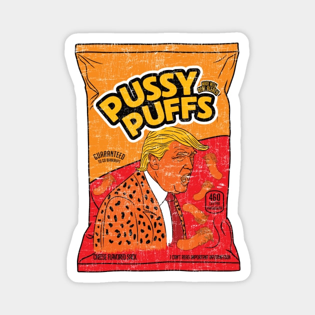 Pussy Puffs Just Grab Em’ Magnet by GoodnRich MoreLife