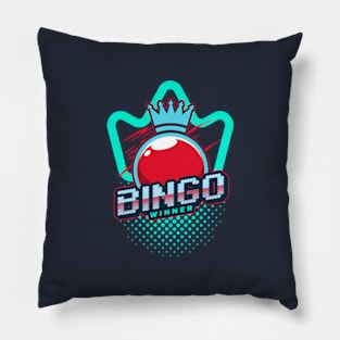 Bingo Winner Crown Pillow