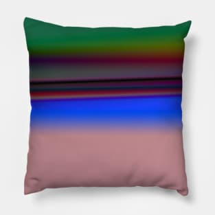 red blue green texture art Pillow