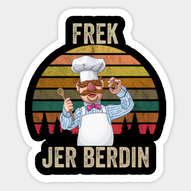 Funny Ferk Jer Berdin Vintage - Ferk Jer Berdin - Sticker