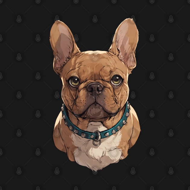 Red Fawn color French Bulldog by CandyApparel