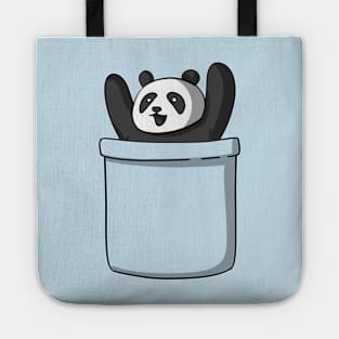 Panda Bear Pocket Tote