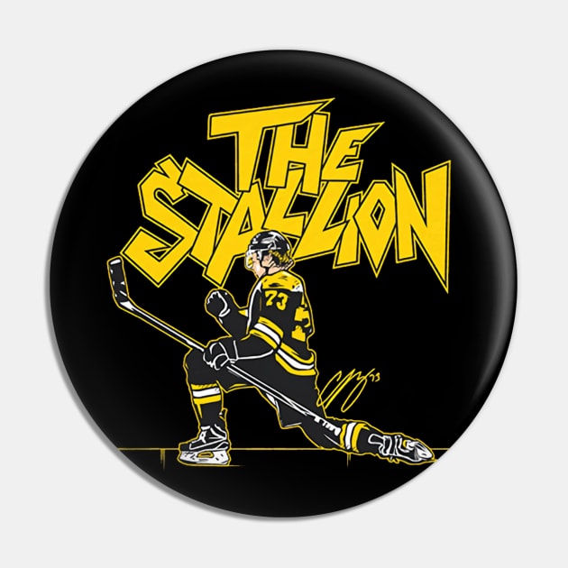 Charlie McAvoy The Stallion Pin by stevenmsparks