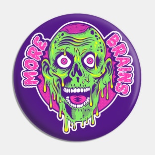 More Brains Pin