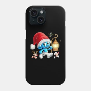 Christmas Santa with Lamp ii Phone Case