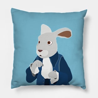 White Rabbit Pillow