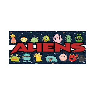 Aliens group T-Shirt