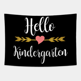 Hello Kindergarten Grade Back To School Tapestry