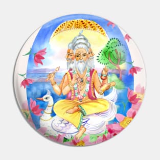 indian god brahma Pin