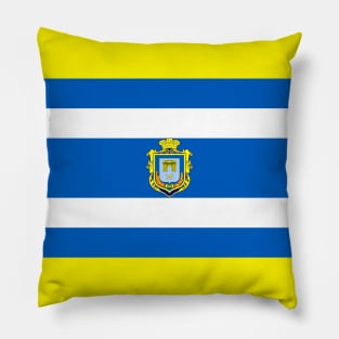 Flag of Kherson Ukraine Pillow