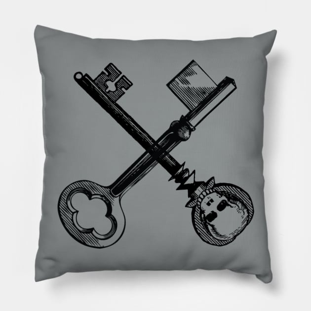 Killer Keys Pillow by LLLTees