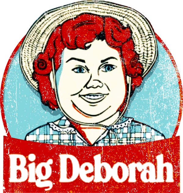 Big Deborah Vintage Style Kids T-Shirt by WestKnightTees