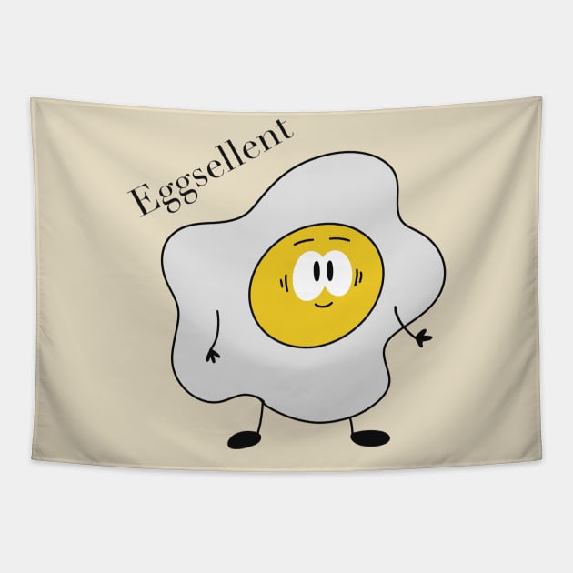 Retro Vintage Egg Tapestry by BKArtwork