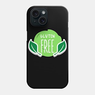 Green gluten free logo Phone Case