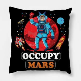 occupy mars Pillow