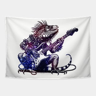 Punk Rock Iguana Tapestry