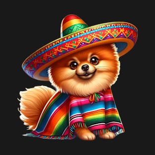 Cinco de Mayo Pomeranian T-Shirt