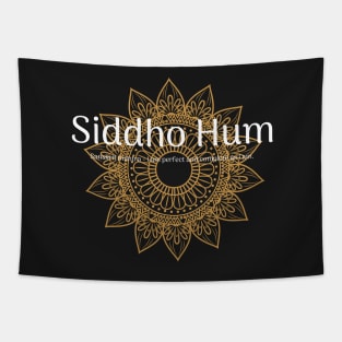 Siddho Hum Sanskrit Mantra Tapestry