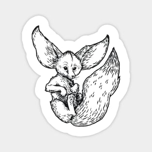 A Levity of Animals: Finicky Fox Magnet