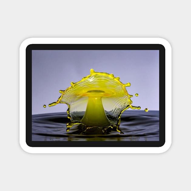 Stop Motion Yellow Splash Magnet by jecphotography