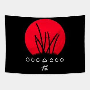 Mod.7 Seven Samurai Japanese Tapestry