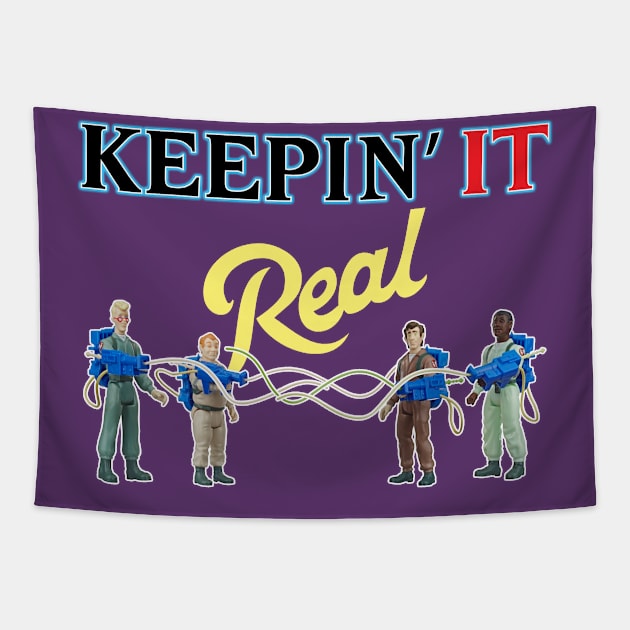 Keepin it REAL Tapestry by old_school_designs