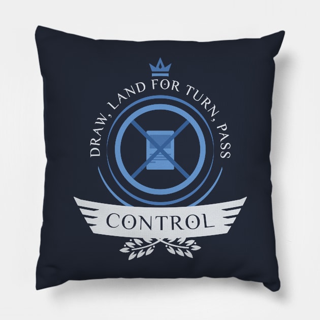 Magic the Gathering - Control Life V2 Pillow by epicupgrades