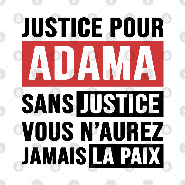 Justice Pour ADAMA by CF.LAB.DESIGN