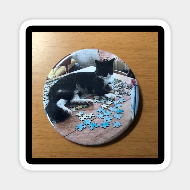 Chat badge Magnet by JacyntheGag