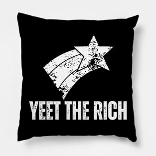 Shooting Star Yeet The Rich Pillow