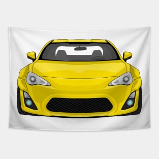 GT86 YELLOW Tapestry