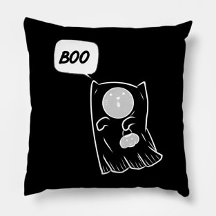 Cat and A Boo Pillow