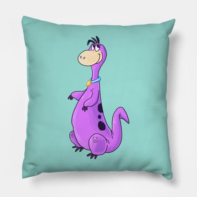 Good ol Dino Pillow by sky665