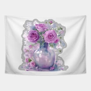 Purple rose Tapestry