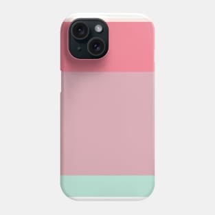 A fabulous incorporation of Faded Pink, Light Blue Grey, Misty Rose and Carnation stripes. Phone Case