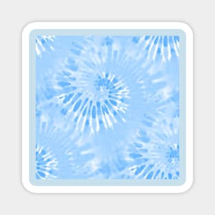 Tie Dye Blue hippie Magnet