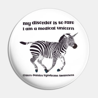 Ehlers Danlos Syndrome Unicorn Pin