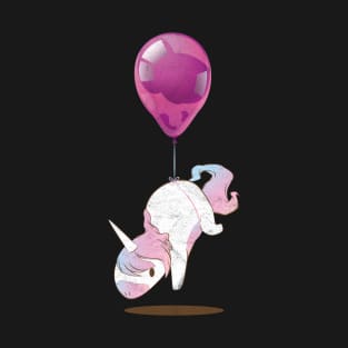 Unicorn on Balloon T-Shirt T-Shirt