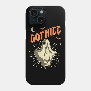 Gothicc Thicc Goth Aesthetic Pastel Cute Ghost Halloween Phone Case