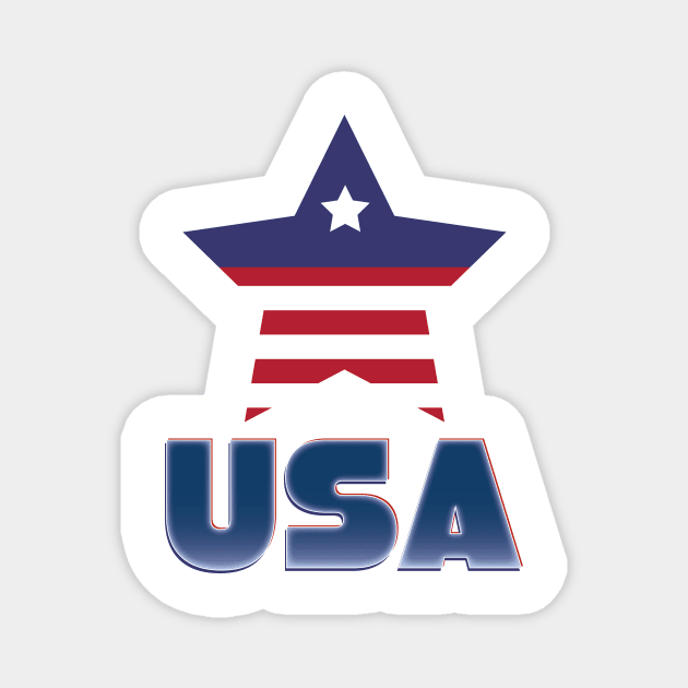 USA Magnet by nickemporium1