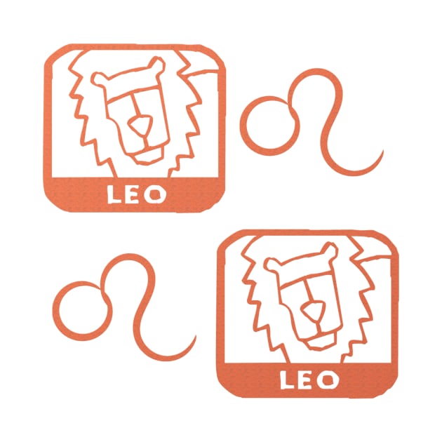 Leo Birth Sign - Orange by BurritoKitty