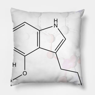 Psilocybin Molecule Pillow