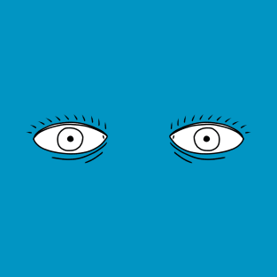 Cartoon Eyes - Tired T-Shirt